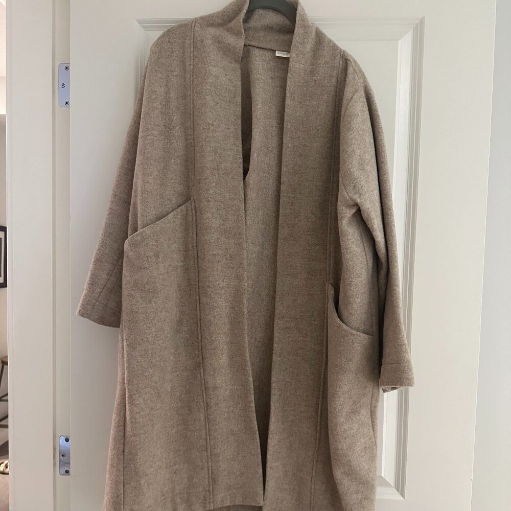 Only Child Duster Jackets - Lot of TWO one camel, one black (amazing deal!) XS